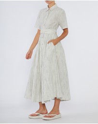 Amelius - Renata Stripe Linen Dress