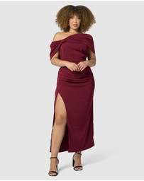 Pink Dusk by Curve Project - Damn Fine Maxi Dress
