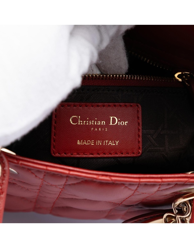 Pre-Loved by Azura Reborn - Pre-Loved Small Lambskin Cannage My ABCDior Lady Dior