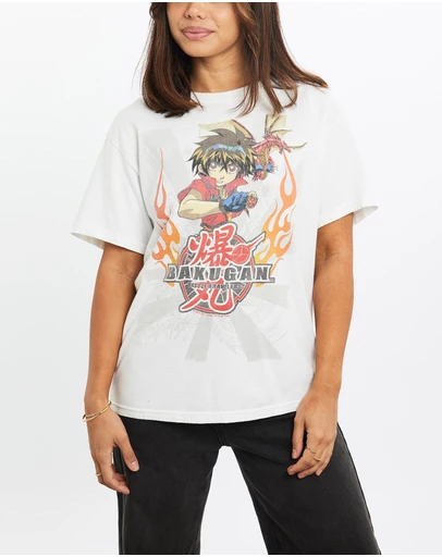 Vintage by The Real Deal - Pre Loved - Vintage Bakugan Cartoon Tee