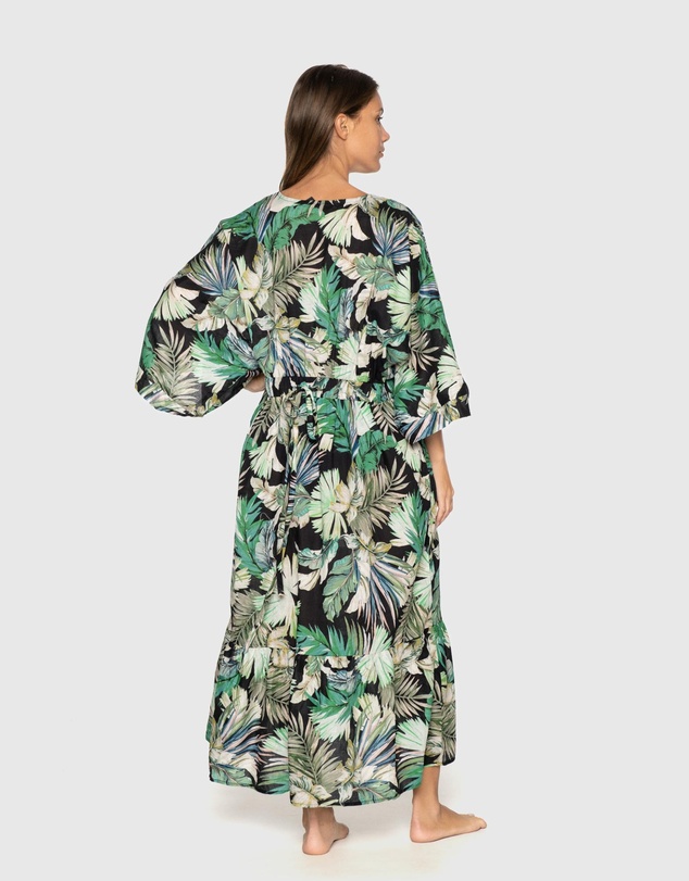 Nip Tuck Swim - Black Kakadu Corrimal Dress