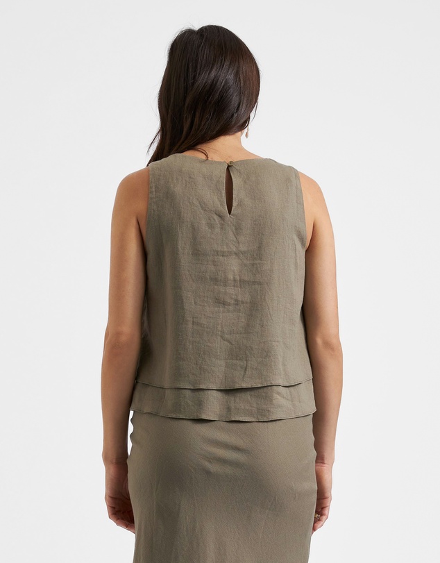 Ripe Maternity - Peyton Linen Nursing Top