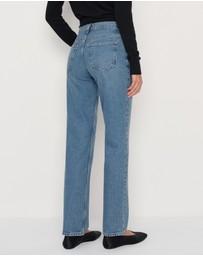 Reformation - Greer Mid Rise Straight Jeans