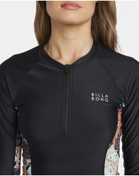 Billabong - Womens Forever Folk Reef Break Long Sleeve Rash Vest