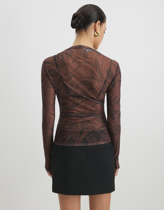 AERE - Nisha Mesh Top