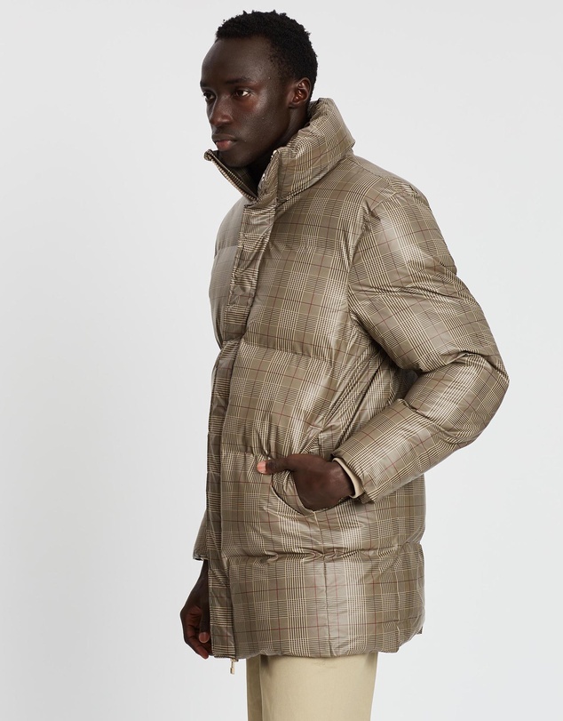 RAINS - Check Puffer Coat - Unisex