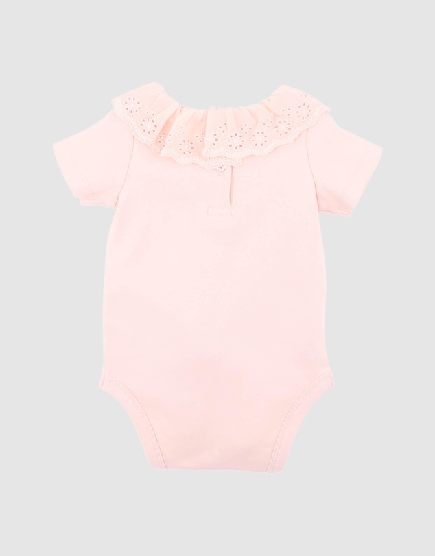 Bebe by Minihaha - Pia Organic Lace Collar Bodysuit - Babies