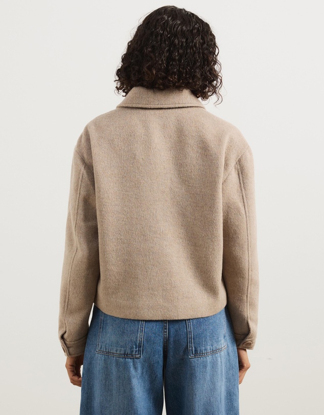 Atmos&Here - Joy Wool Blend Cropped Jacket