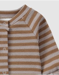 Susukoshi - Waffle Snapsuit Long Sleeves With Pants