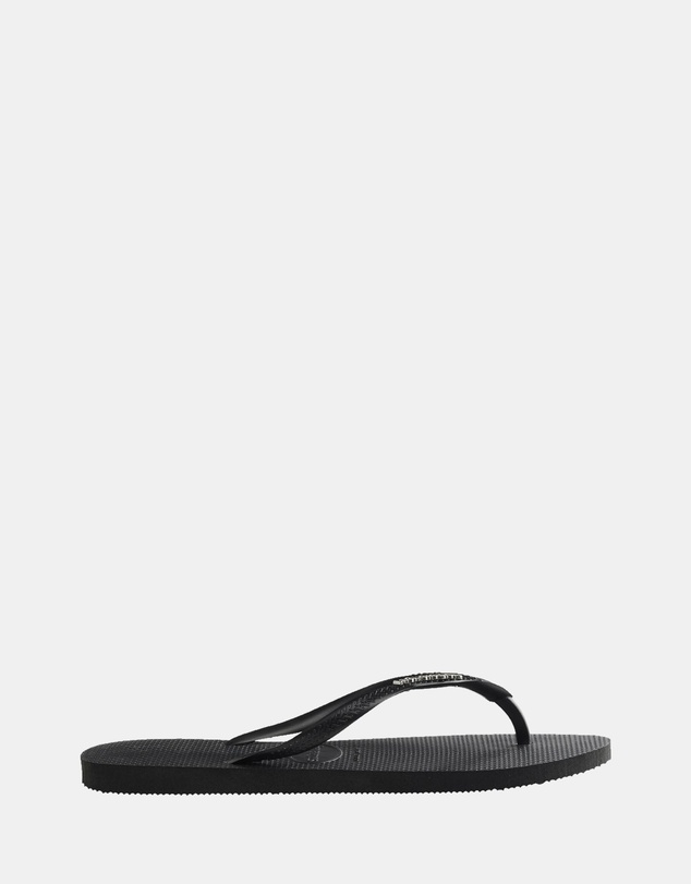 Havaianas - Slim Metal Logo Thongs - Women's