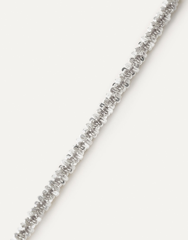 PDPAOLA - Sparkle Silver Chain Necklace