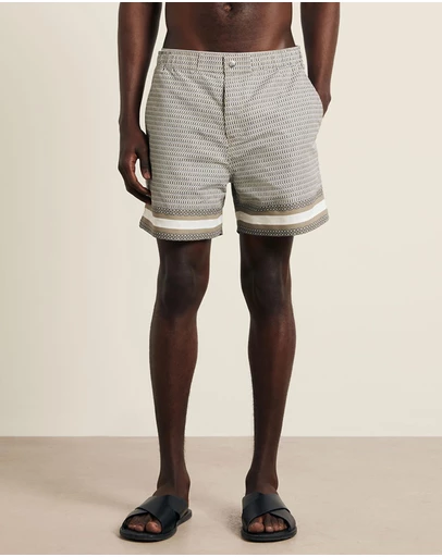 Che - Berkeley Border Printed Swimshorts