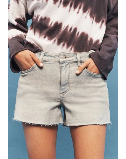 NEXT - Super Soft Raw Hem Denim Shorts