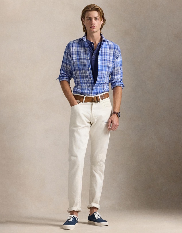 Polo Ralph Lauren - Classic Fit Plaid Linen Shirt