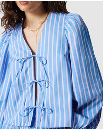 & Other Stories - Tie-Front Blouse