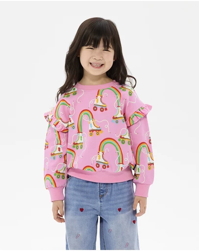 Rock Your Kid - Let The Good Times Roll Jessica Frill Sweatshirt