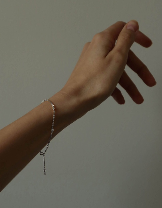 SAINT VALENTINE - Stars & Moons Bracelet - Silver