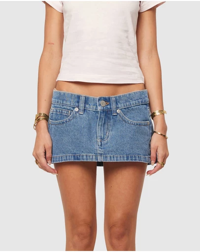 Abrand - 00 Super Low Mini Skirt