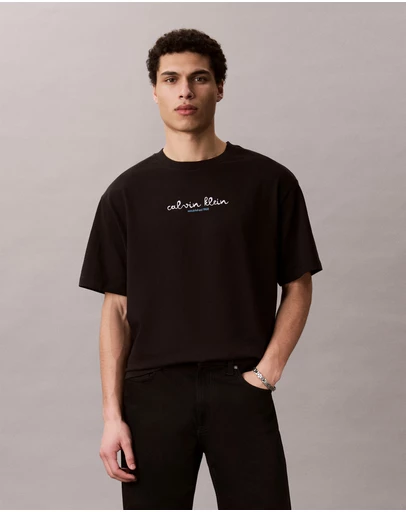 Calvin Klein Jeans - Line Logo Graphic Relaxed T‑Shirt