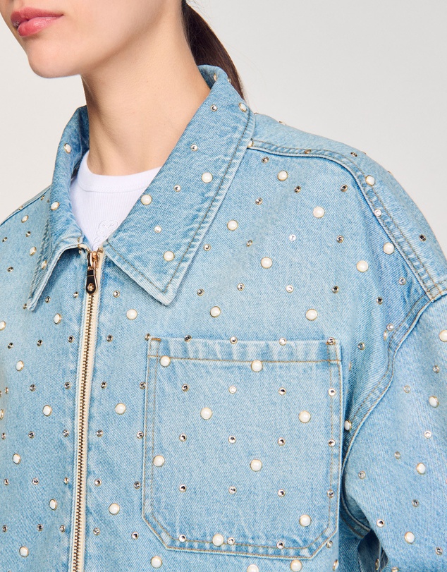 Sandro - Hopkins Denim Jacket