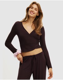 Cotton On Body - Super Soft Wrap Long Sleeve Top