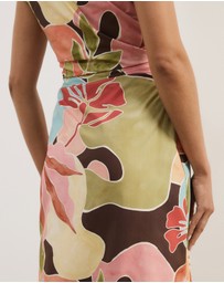 Atmos&Here - Janie Cotton Sateen Midi Dress