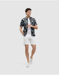 Politix - Shadow Floral Short Sleeve Shirt