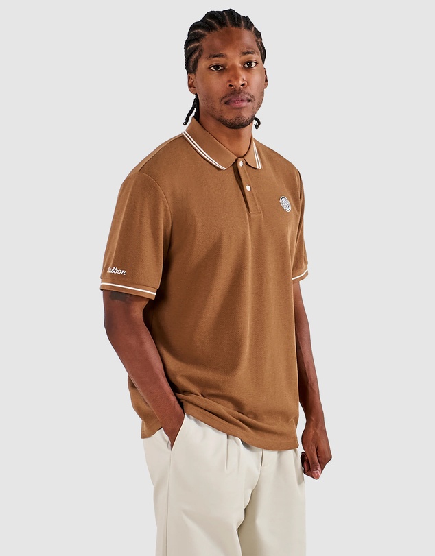 Malbon - Fairway Applique Pique Polo