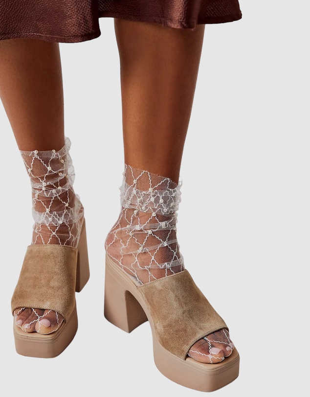 High Heel Jungle - Diamonds and Pearls Sheer Socks