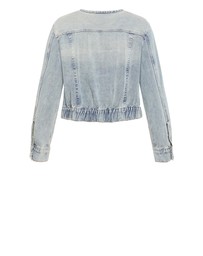 City Chic - Plus sizeTalia Denim Jacket - mid wash