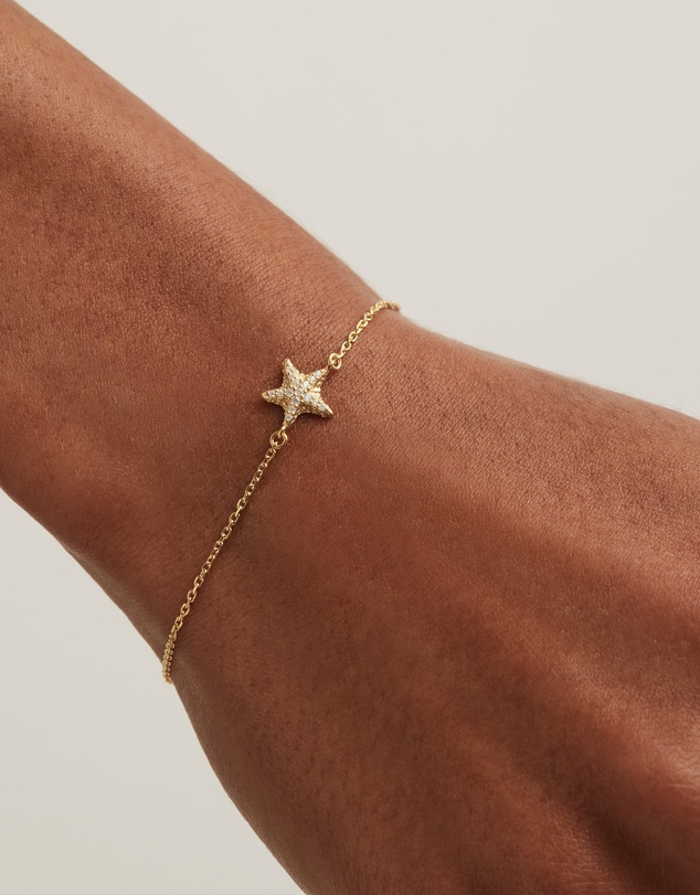 By Charlotte - By the Sea Starfish Bracelet