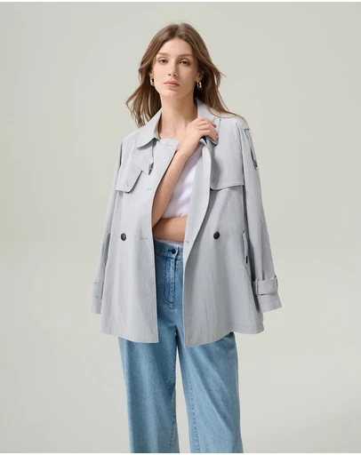 IDA+S - Samantha Short Trench Coat