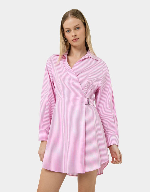 Forcast - Manhattan Wrap Shirt Dress