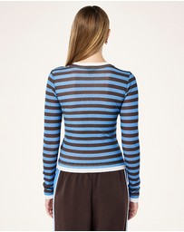 P.E Nation - Serene Stripe LS Tee