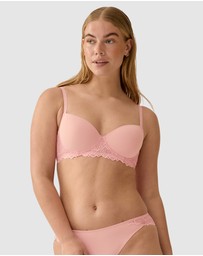 Naturana - Friday Wired Balconette T-Shirt Bra With Lace