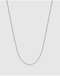 Nialaya Jewellery - Men's Stainless Steel Cable Chain