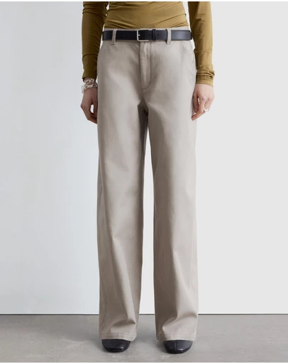 & Other Stories - Wide-Leg Twill Trousers