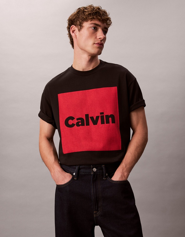 Calvin Klein Jeans - Logo Box Graphic Relaxed T-Shirt
