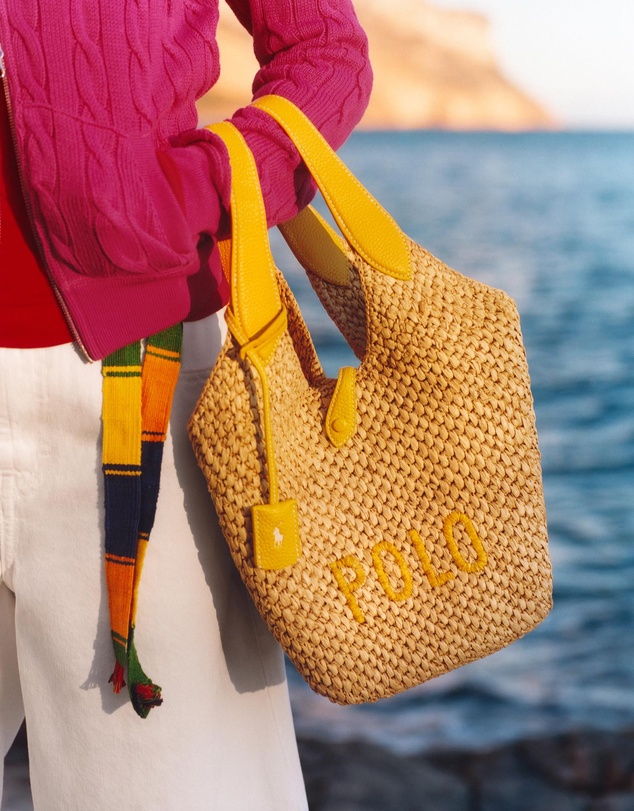 Polo Ralph Lauren - Polo Play Raffia-Leather Logo Tote