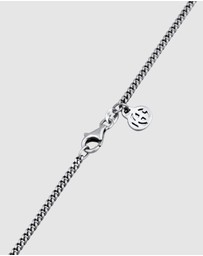 Haze & Glory - ICONIC EXCLUSIVE - Necklace Men Black Palm Onyx 925 Sterling Silver