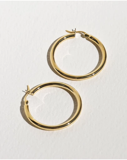 SAINT VALENTINE - Classic Hoops Large - Gold