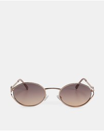 ALDO - Clubsunnies Metal Oval Sunglasses