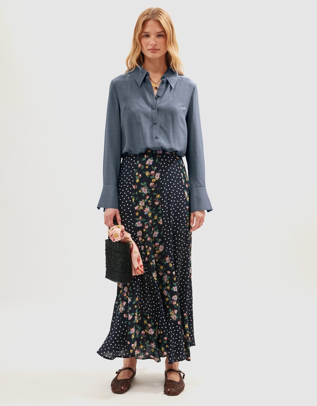 Rixo - Gracella Skirt Kimmie Dot Mix