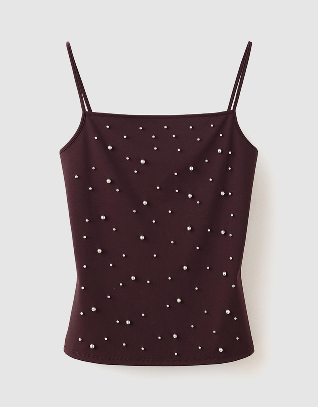M.N.G - Sparkly Top with Fine Straps