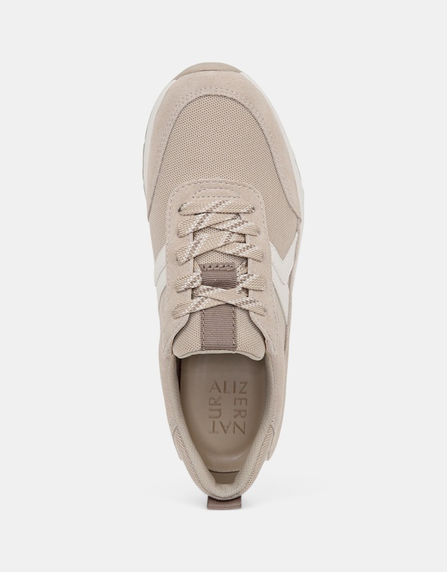 Naturalizer - Shay Jogger Lace-Up Sneaker - White/Beige