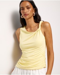 AERE - Eira Twist Detail Top