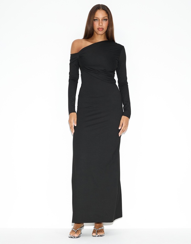 Dazie - Katia Asymmetric Jersey Dress