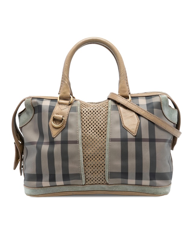Pre-Loved by Azura Reborn - Pre-Loved House Check Canvas Satchel