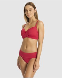 Sea Level Australia - Essentials Cross Front Moulded Underwire Bra