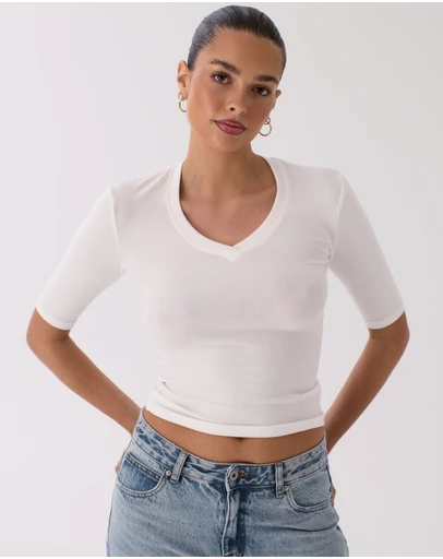 Style Addict - Tess Top - White